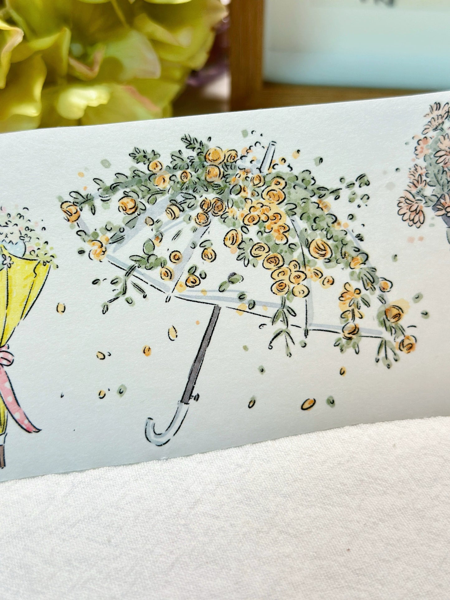 XiYue【Cloud Flowers Playing Shadows】Original Character Design Washi/PET Tape Stickers