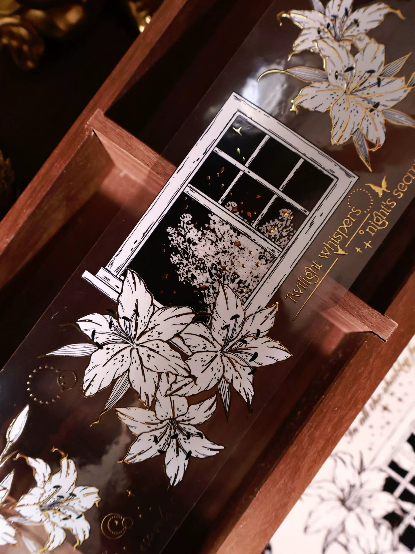 YiEr Vol14【Lily Window】Lily Washi Tape and PET Stickers