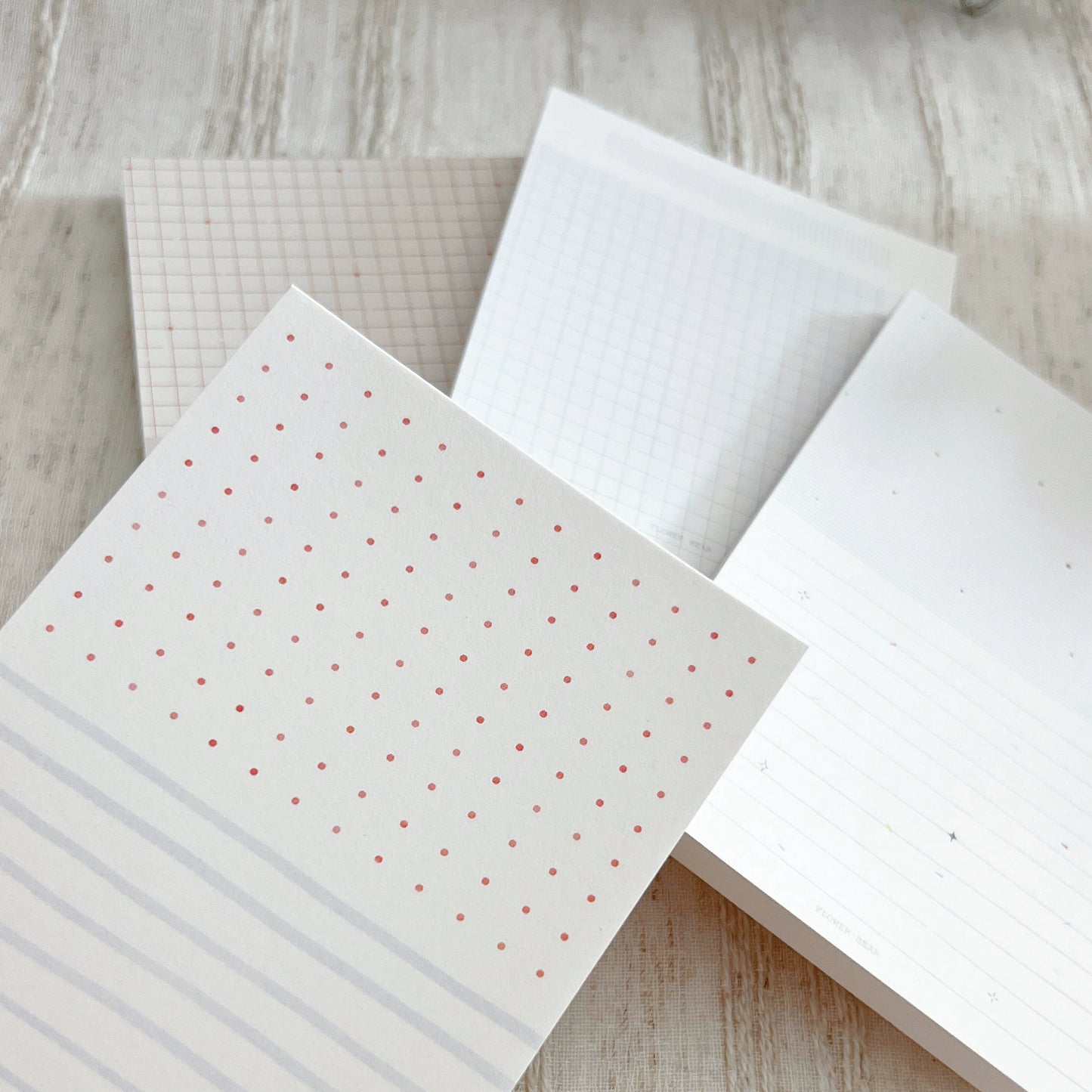 Flower and Bear Studio【A7 Splicing Memo Book】Original Design Simple Ins Style Practical High Beauty Washi Tape Inner Page