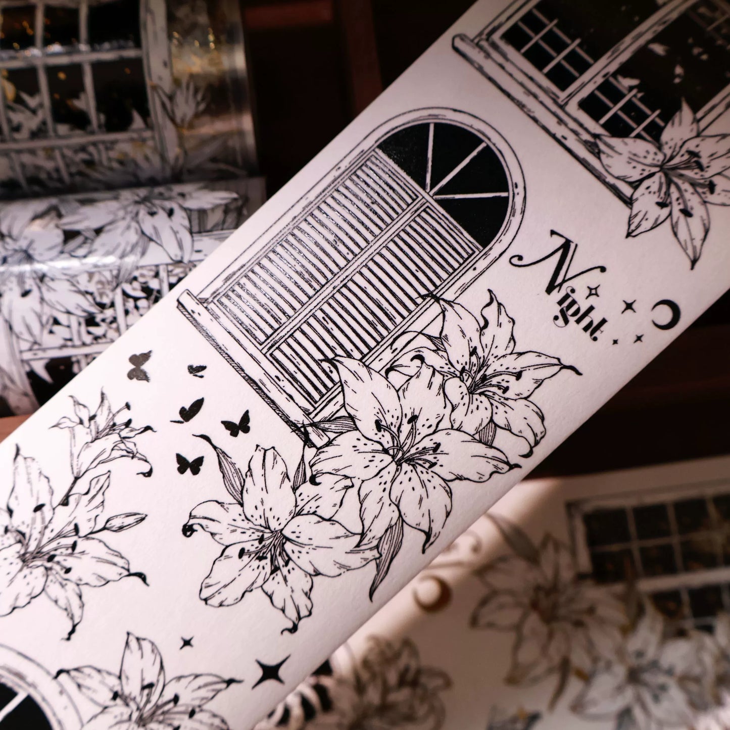 YiEr Vol14【Lily Window】Lily Washi Tape and PET Stickers