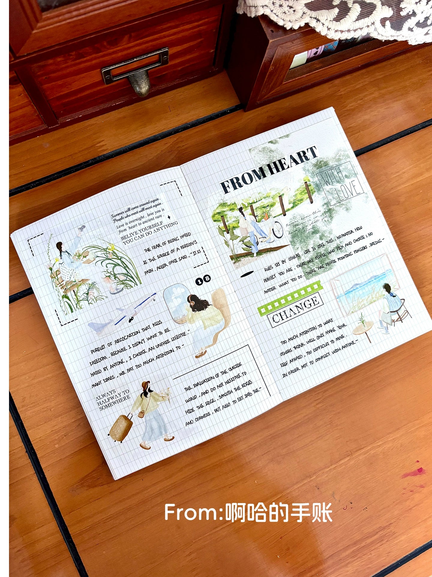 A Little Studio【Corner】Pre-cut Washi Paper Tape Basic Line Layout Collage