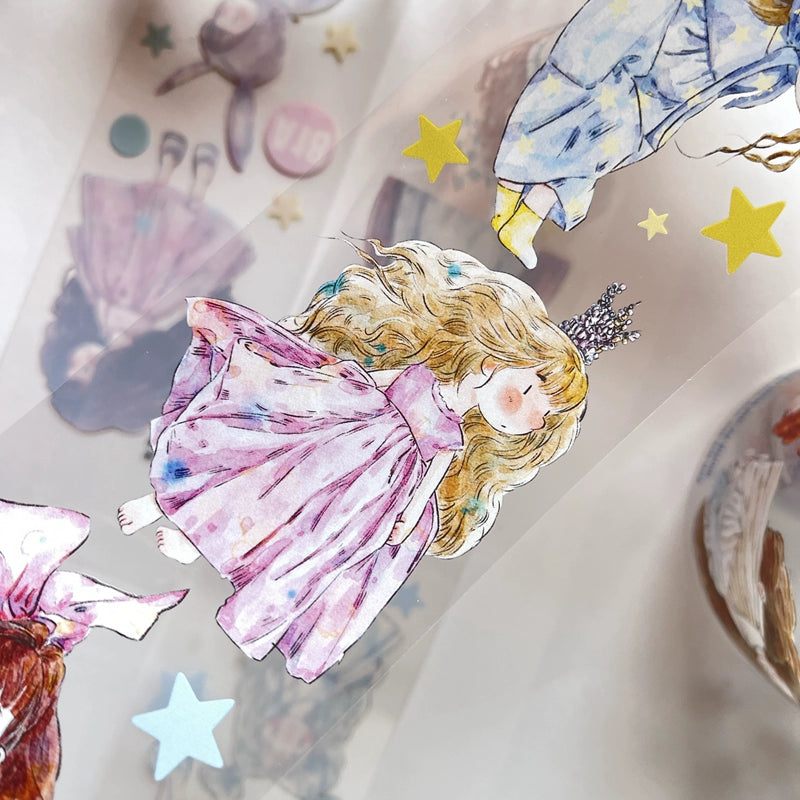Seahorse Forest Vol3【A18#XiaoNan】Original Character Design Journal Washi/Matte PET Tape