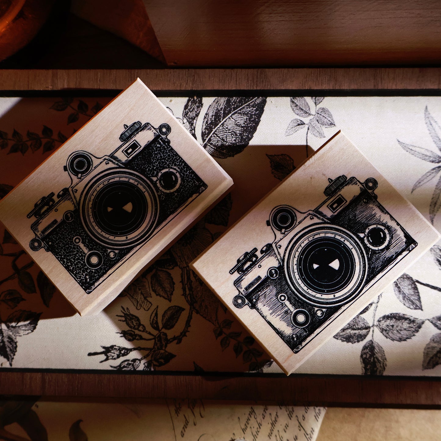 YiEr Stamp【Camera】Upgraded Red Rubber Retro Stamp