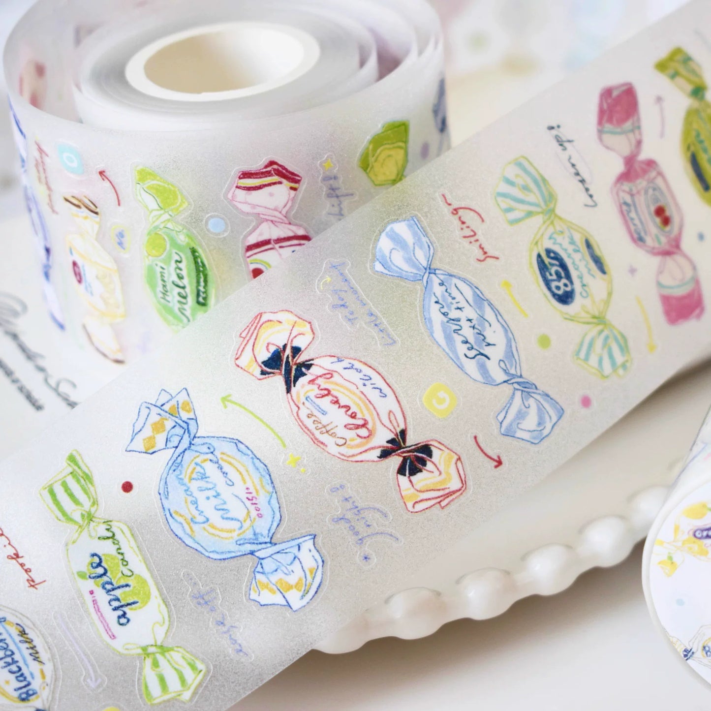 Dover Original【Candy 】Vorgeschnittenes Salz Süßes Washi Tape Sticker