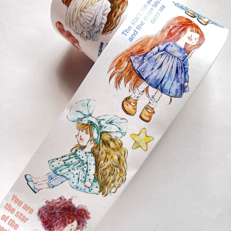 Seahorse Forest Vol3【A18#XiaoNan】Original Character Design Journal Washi/Matte PET Tape