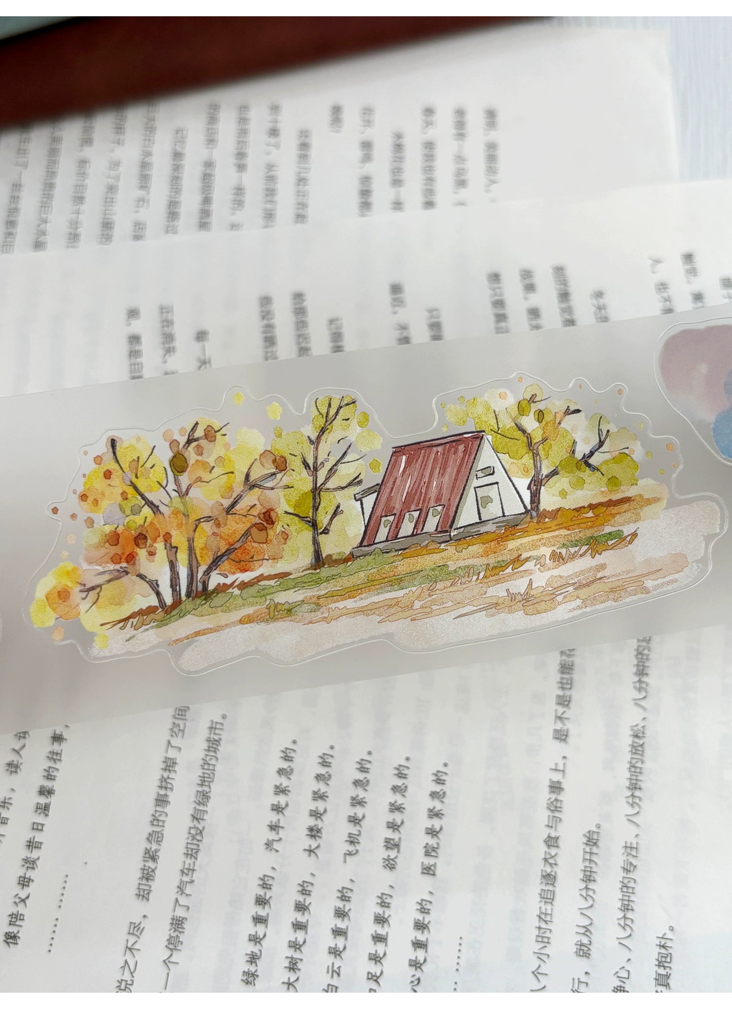 ZiYuanSu Vol12【Light Wind Cloud Shadow】Scene/Landscape Pre-cut Washi/PET Tape,for Scrapbook Supplies,Scrapbook Tape Stickers,Junk Journal Supplies