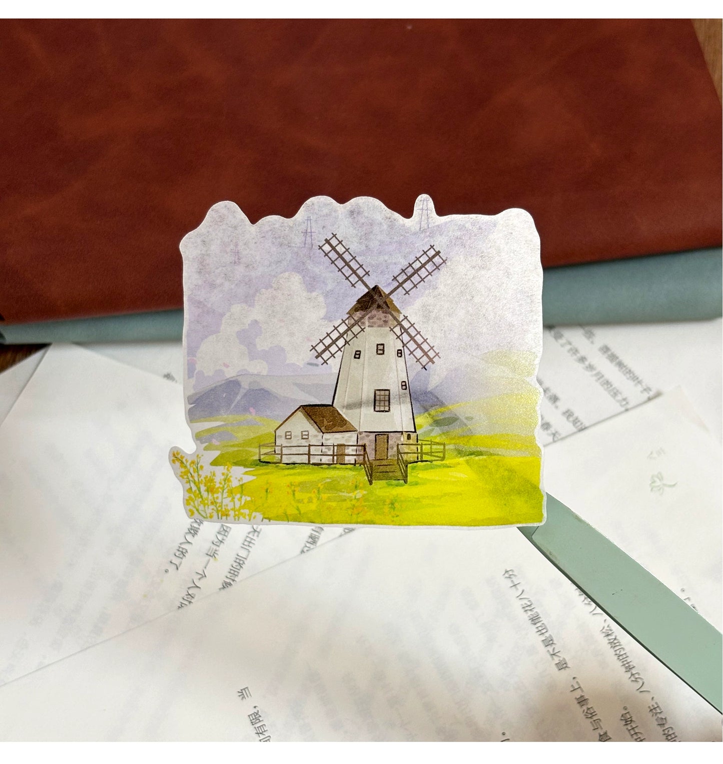 ZiYuanSu Vol12【Spring and Summer Romance】Scene/Landscape Pre-cut Washi/PET Tape,for Scrapbook Supplies,Scrapbook Tape Stickers,Junk Journal Supplies