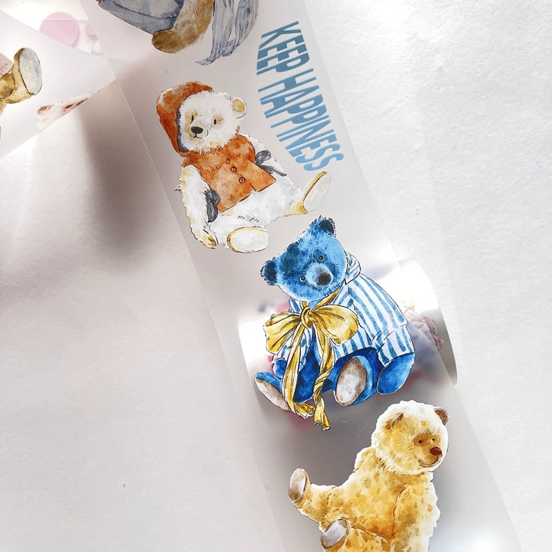 Seahorse Forest Vol3【A14#Doll】Original Character Design Journal Washi/Matte PET Tape