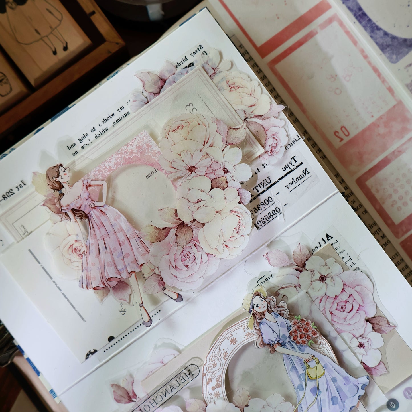 YiEr Vol13【Border Set】Orginal Design Washi/Pet Frame Tape Light Retro Backgroud Stickers