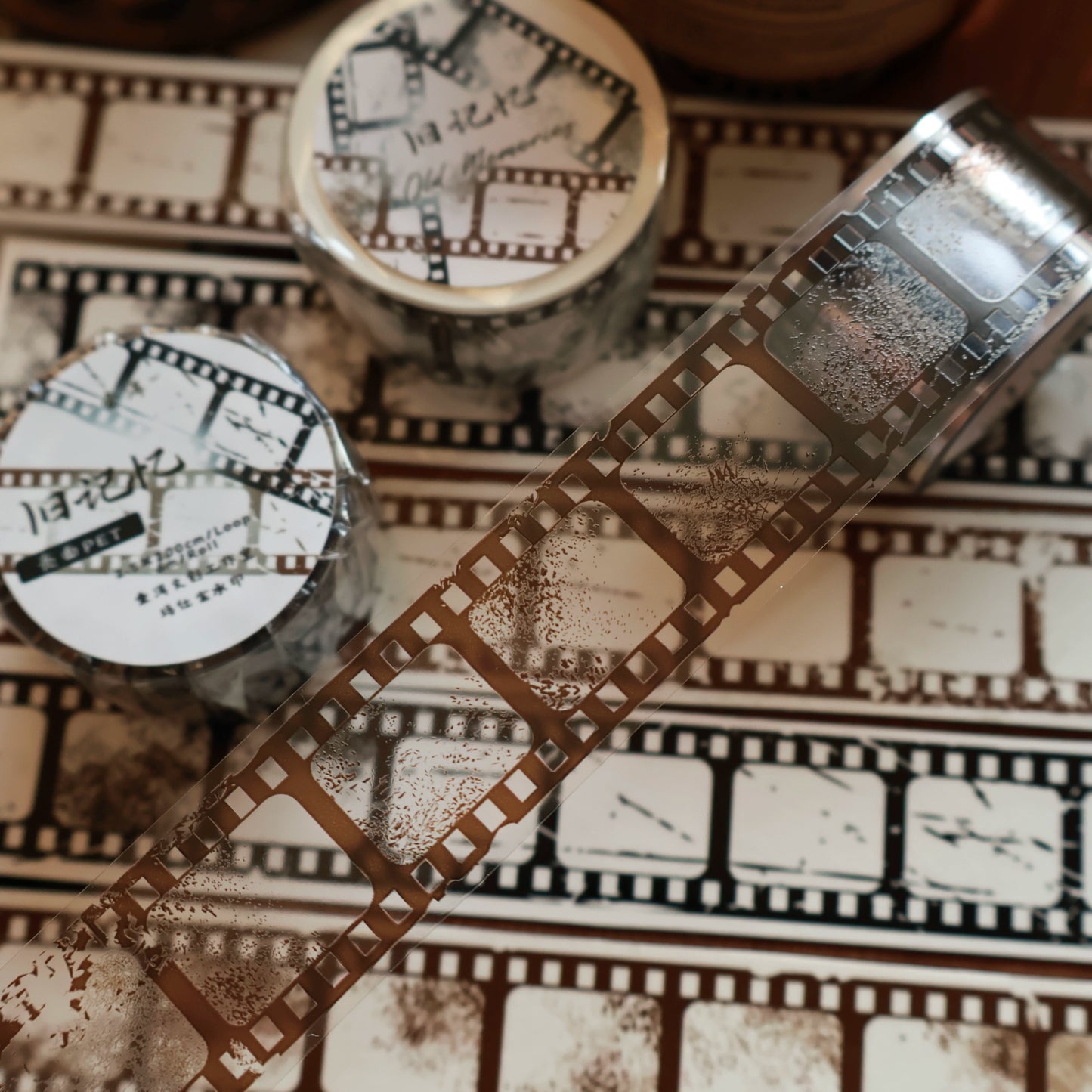 YiEr Vol13【Old Memories】Orginal Design Retro Film Washi/Pet Tape Backgroud Stickers