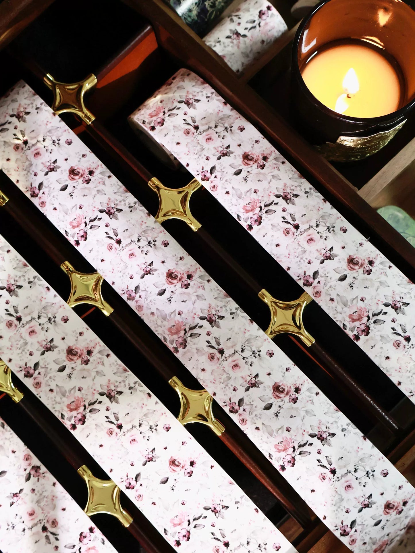 YiEr Vol14【Basic Floral Patterns】Floral Backgroud Washi Tape PET Stickers