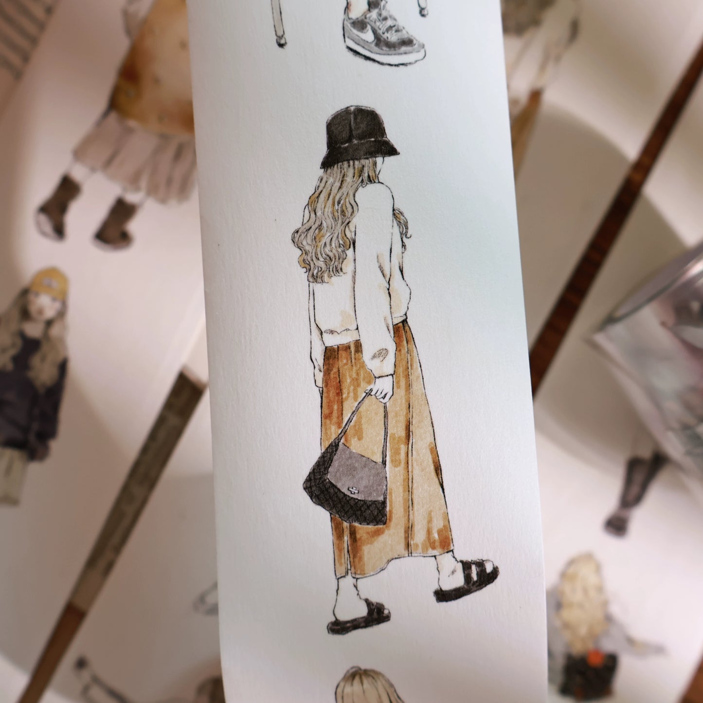 YiEr Vol13【Warm and Comfortable】Orginal Design Character Washi/Pet Tape Light Retro Stickers