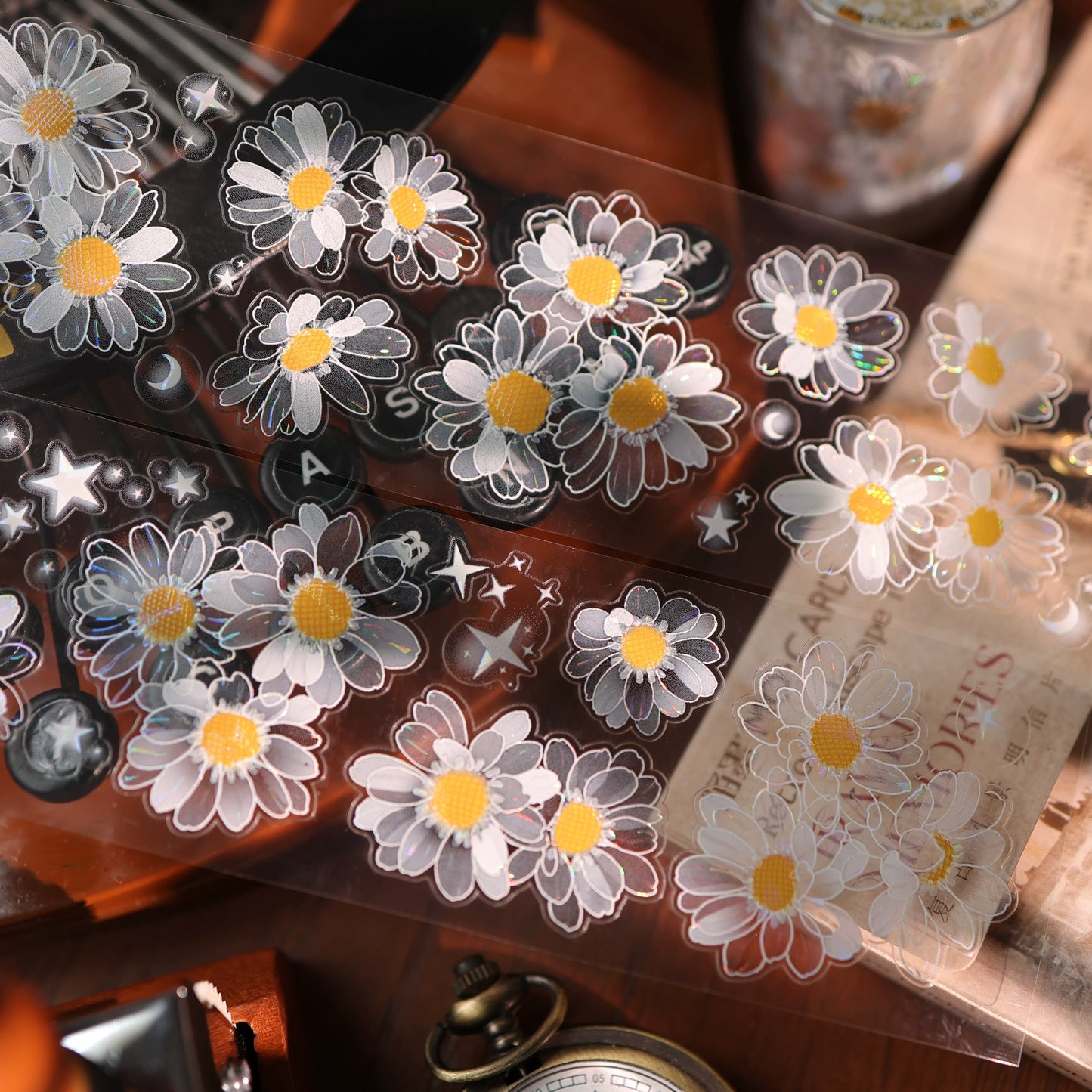 YiEr Vol17【Air Garden】Stanzbares florales Washi Tape und PET-Sticker