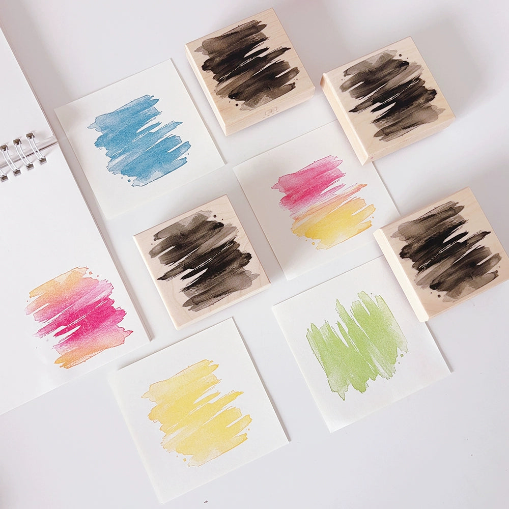 Simple Washi Tape【Versatile Stamp】Simple Tent,Large Background,Blurred Gradient Stamp