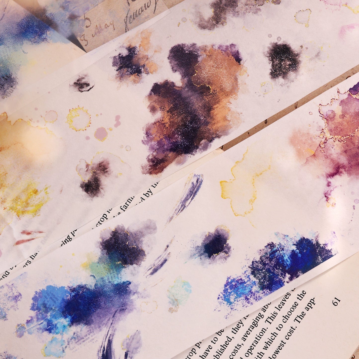 XiaoBaiJia【Galaxy】Retro Blend Background Washi PET Tape
