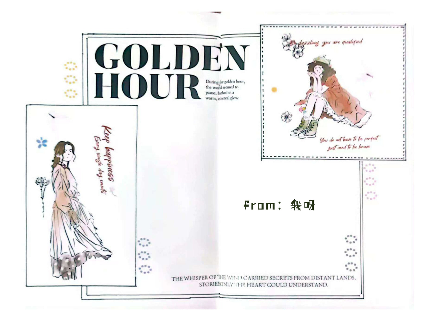 A Little Studio Vol2【Picking up the Light Girl】Washi Pet Light retro Tape