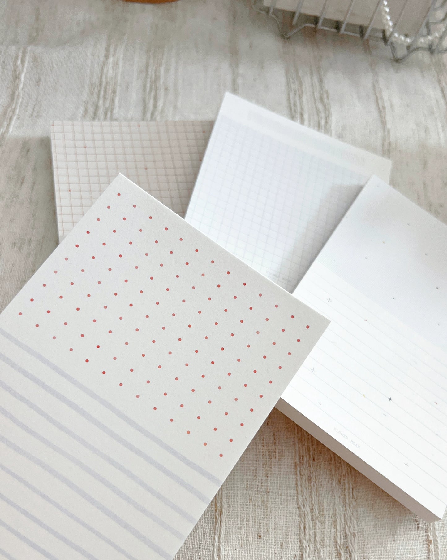 Flower and Bear Studio【A7 Splicing Memo Book】Original Design Simple Ins Style Practical High Beauty Washi Tape Inner Page