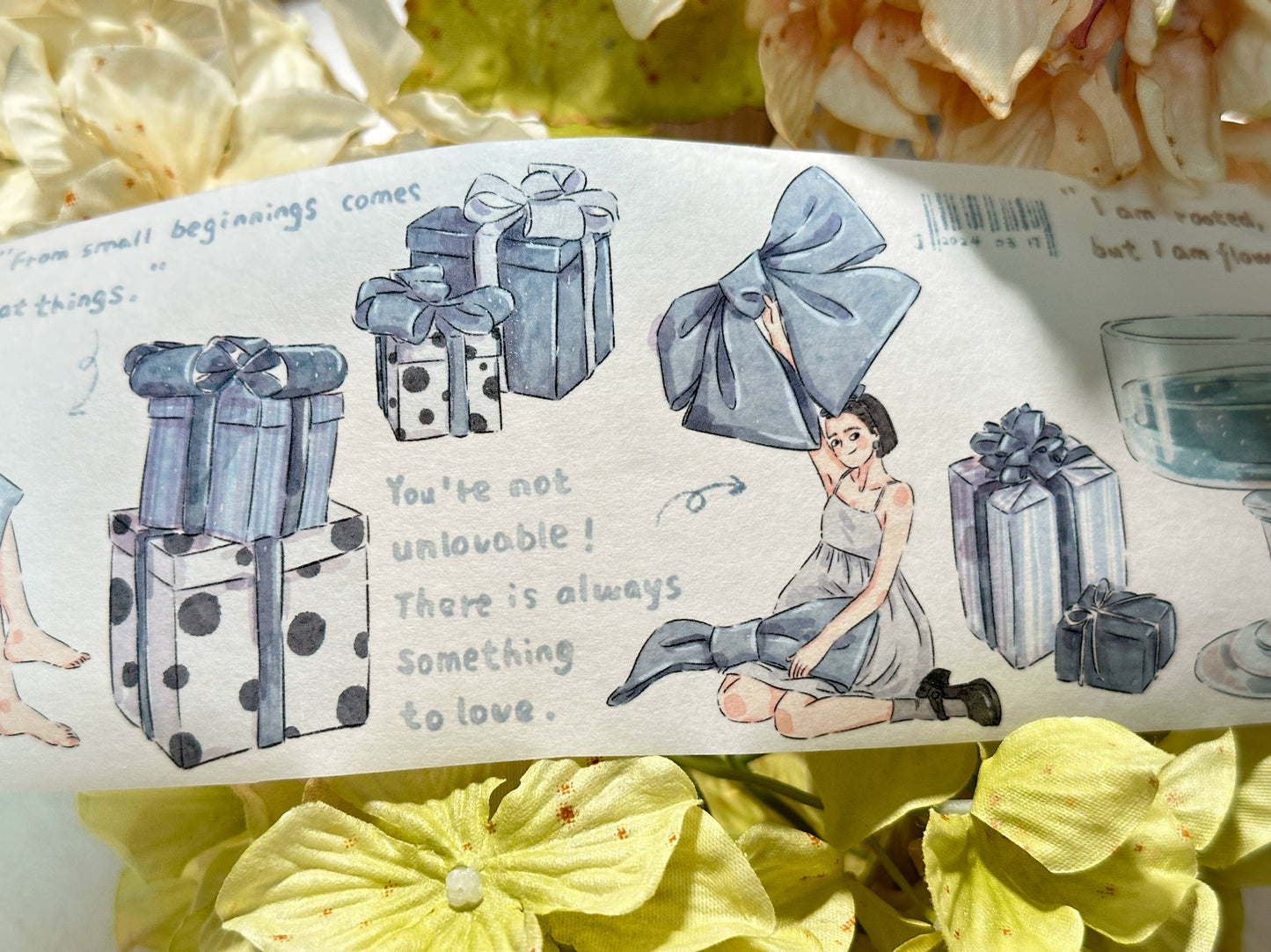 XiYue【Island of Weaving Dreams】Original Chinese Text Design Washi/PET Tape Stickers