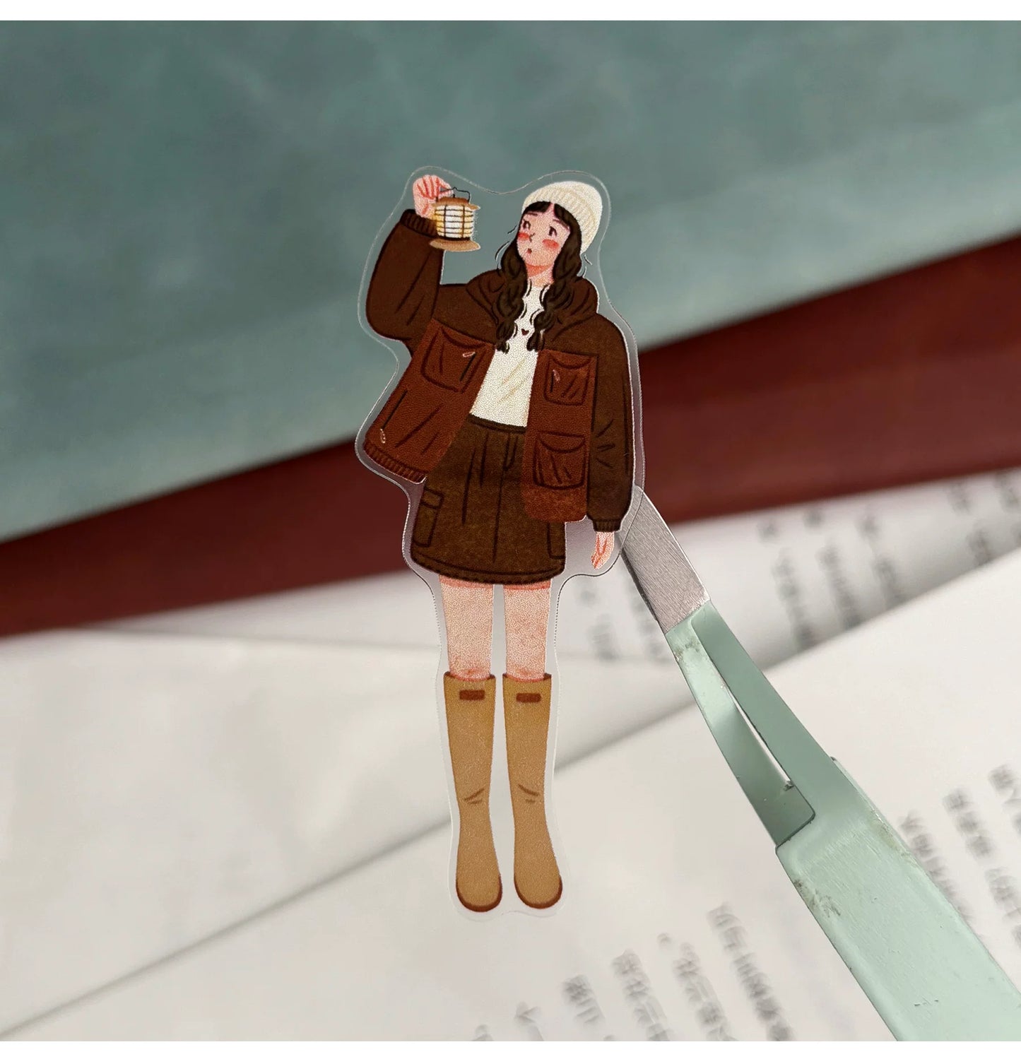 ZiYuanSu【Warmer Winter】Hintergrund-Szene Vorgeschnittenes Washi-/PET-Klebeband