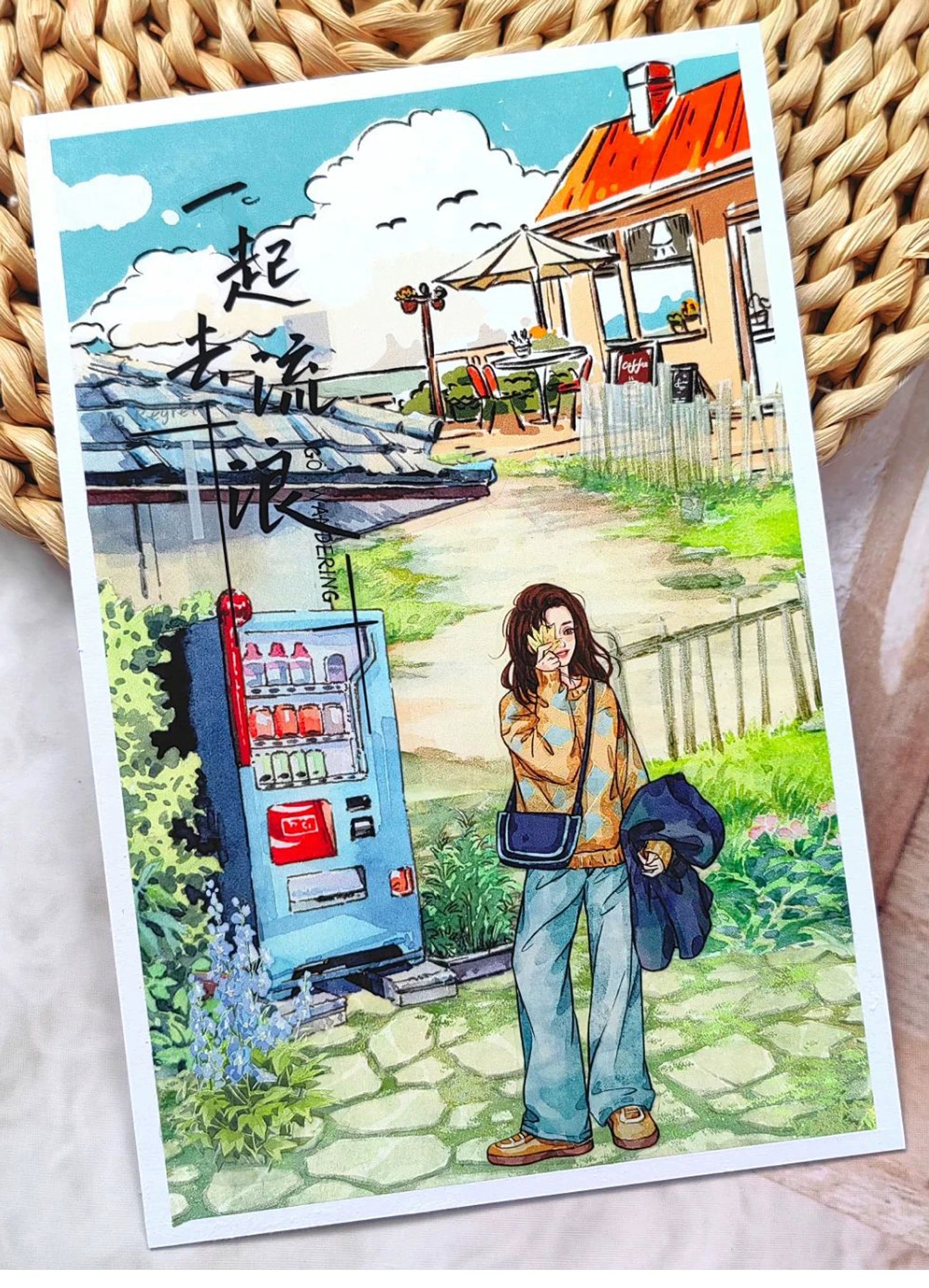 ZiYuanSu【Emotion Memory】Text Scene/Landscape Pre-cut Washi/PET Tape,for Scrapbook Supplies,Scrapbook Tape Stickers,Junk Journal Supplies
