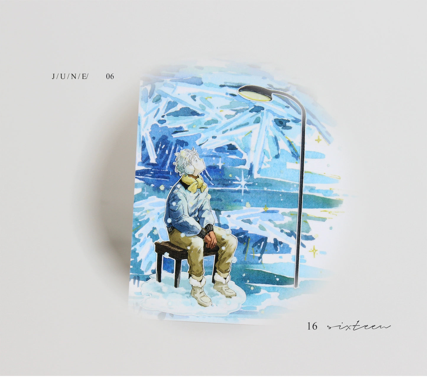Moodtape【Pure Grid Pattern&Wind Blows Thoughts&Blue Seasons&Bright Sunshine】Cute Character Original Washi Tape Stickers,for Scrapbook Supplies,Scrapbook Tape Stickers,Junk Journal Supplies