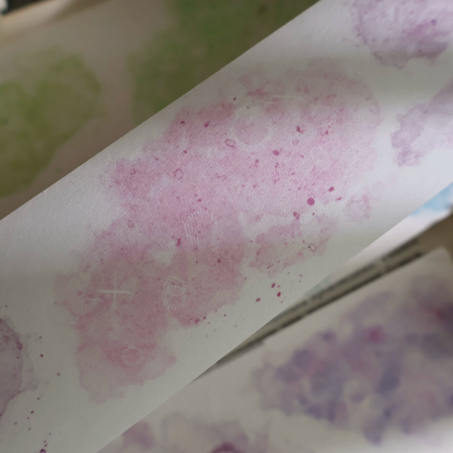 YiEr Vol13【Dyeing Set】Orginal Design Retro Washi/Pet Tape Backgroud Stickers