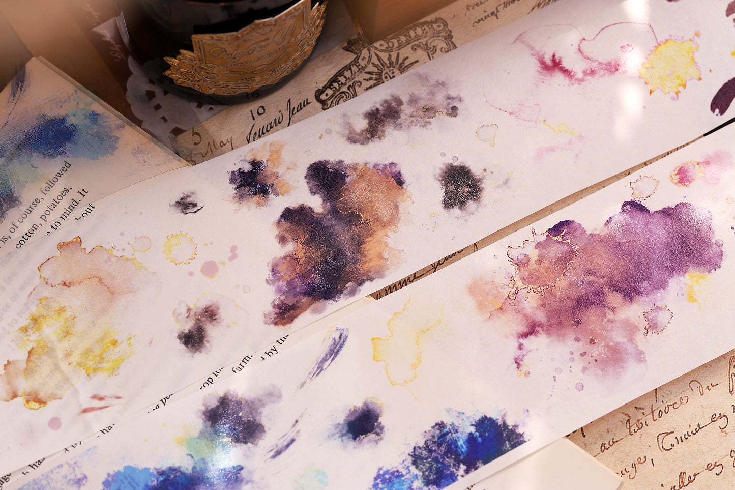 XiaoBaiJia【Galaxy】Retro Blend Background Washi PET Tape
