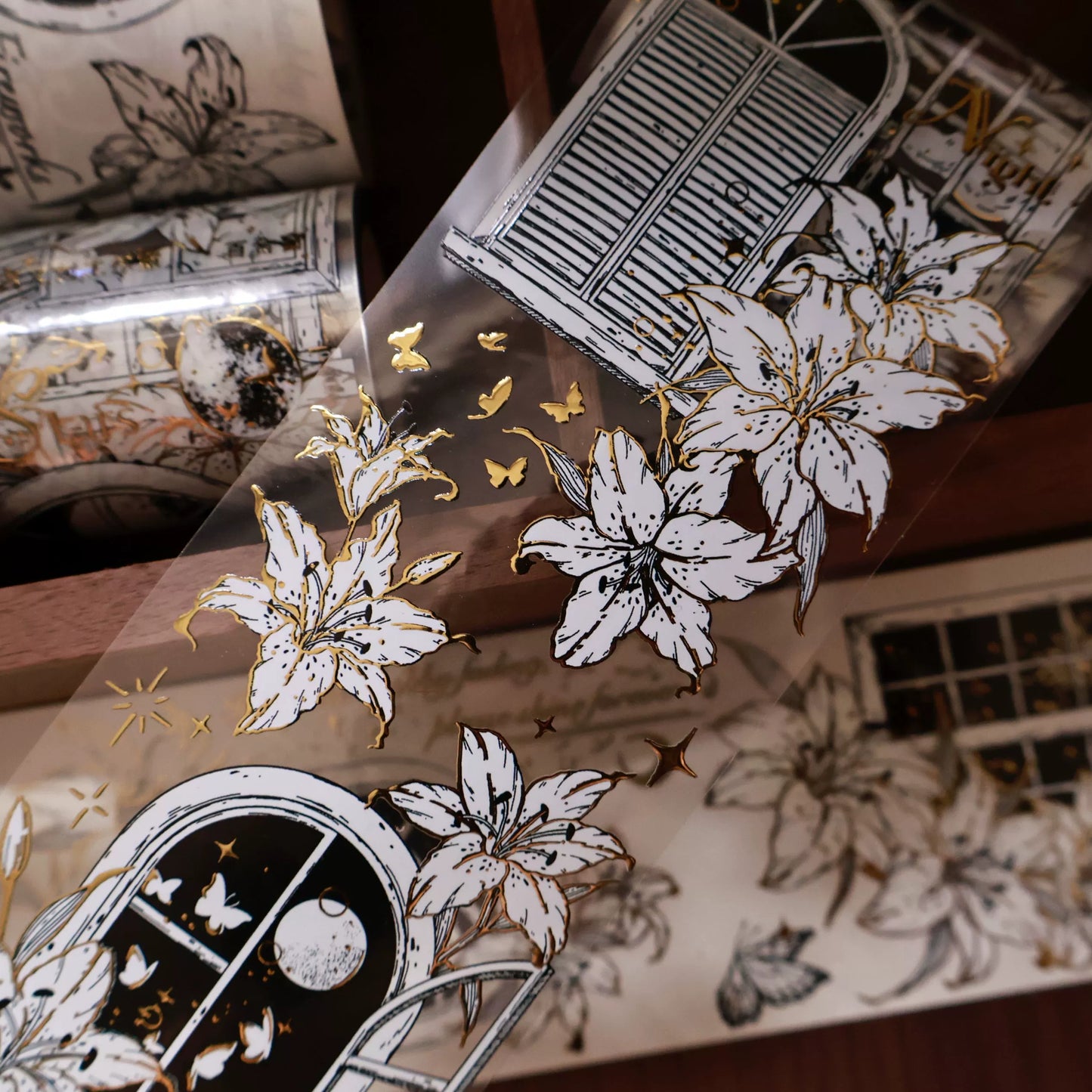 YiEr Vol14【Lily Window】Lily Washi Tape and PET Stickers