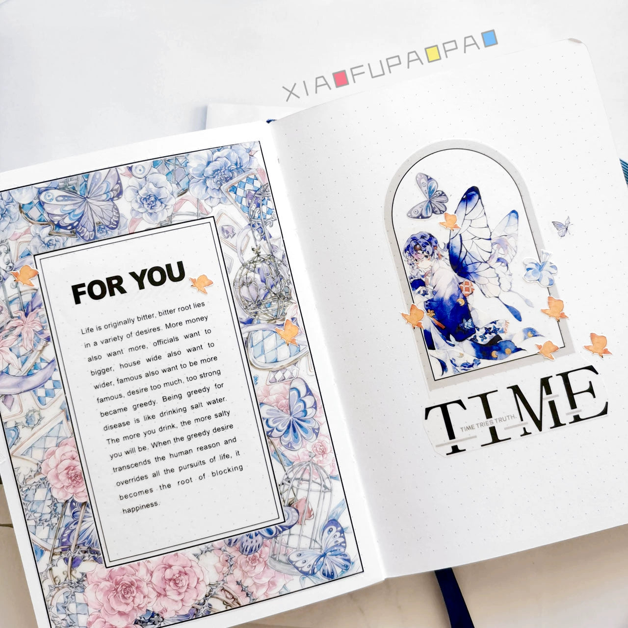 Small Floating Bubble Typesetting1 Washi Tape Basic Lazy Border Frame Suitable for A6/B6