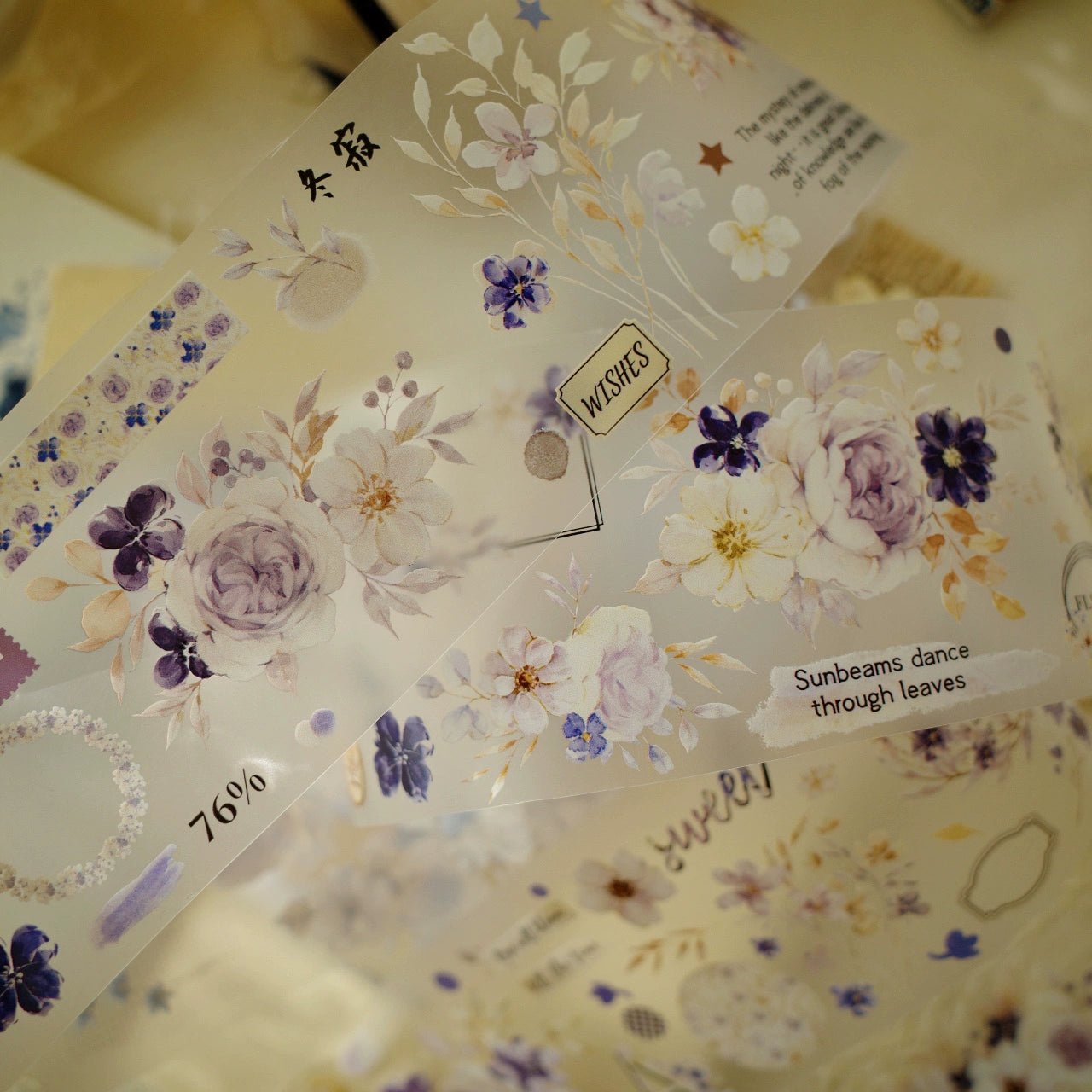 YiEr【Winter Silence】Orginal Design Washi/Pet Tape Light Retro Stickers