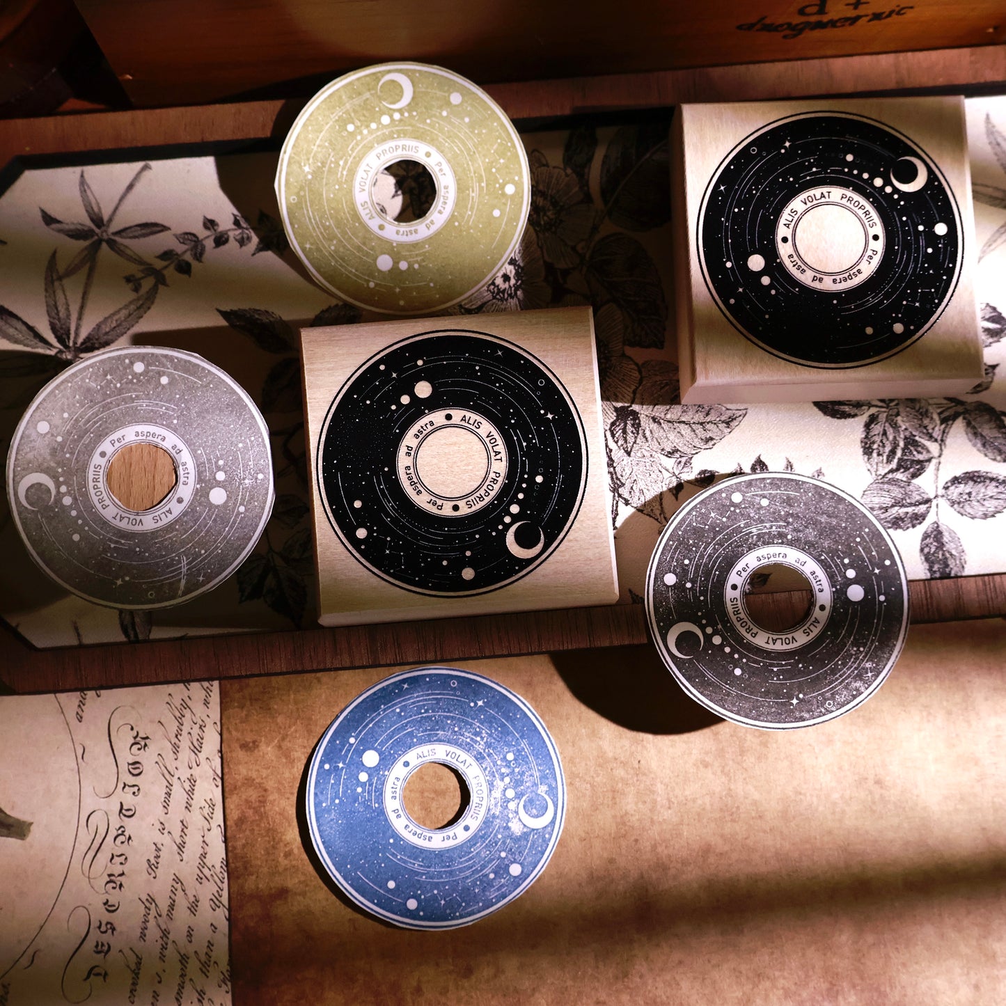 YiEr Stamp【Record】Upgraded Red Rubber Retro Stamp