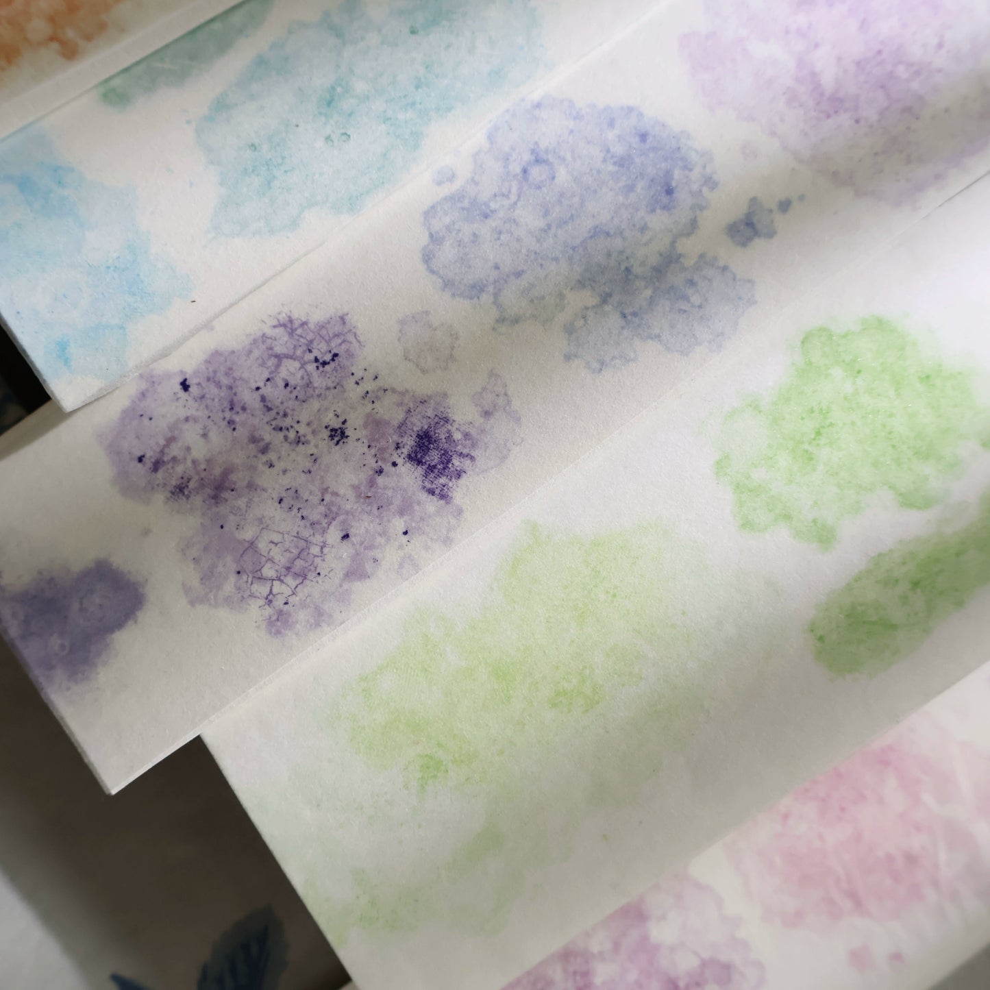 YiEr Vol13【Dyeing Set】Orginal Design Retro Washi/Pet Tape Backgroud Stickers