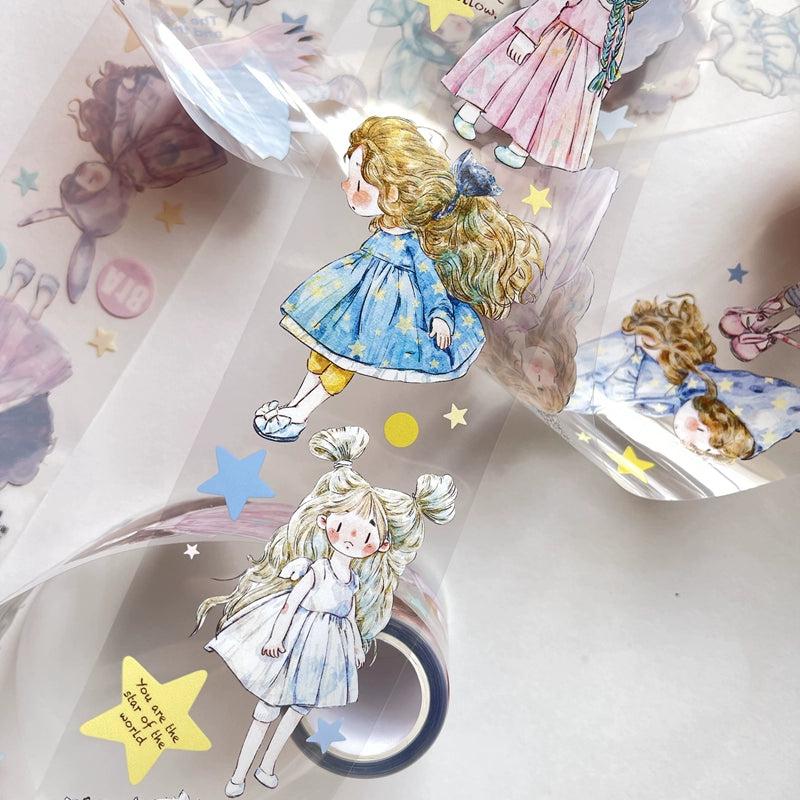 Seahorse Forest Vol3【A18#XiaoNan】Original Character Design Journal Washi/Matte PET Tape