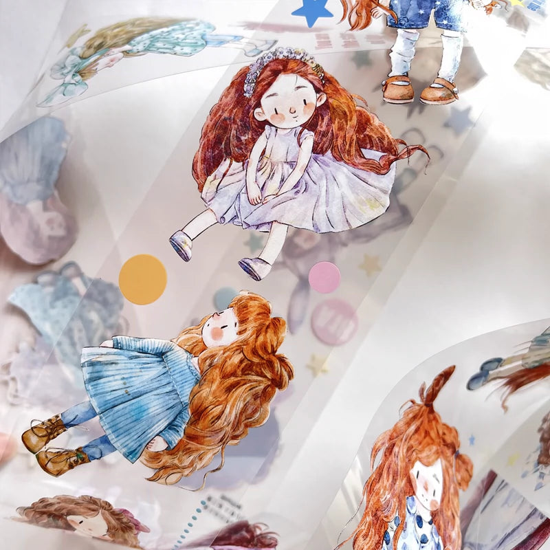 Seahorse Forest Vol3【A18#XiaoNan】Original Character Design Journal Washi/Matte PET Tape