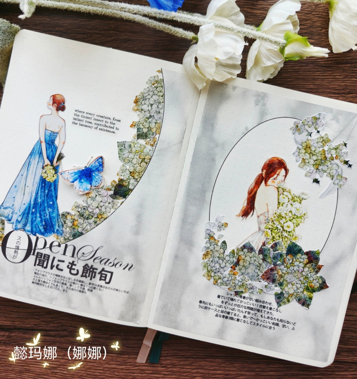 Rita's Little World【B6 Size Shadow Series Total 40 Sheets】Washi Paper Material Sticker Book