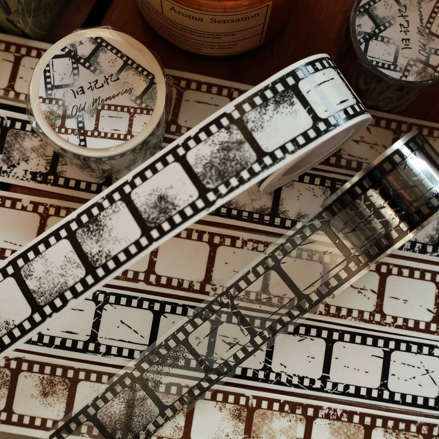 YiEr Vol13【Old Memories】Orginal Design Retro Film Washi/Pet Tape Backgroud Stickers