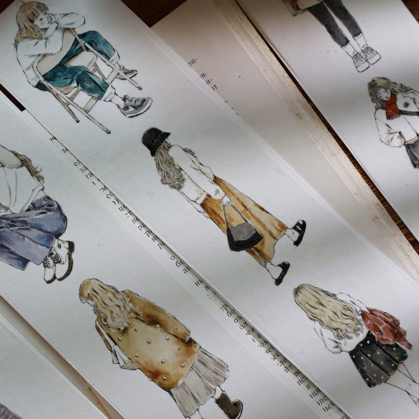 YiEr Vol13【Warm and Comfortable】Orginal Design Character Washi/Pet Tape Light Retro Stickers