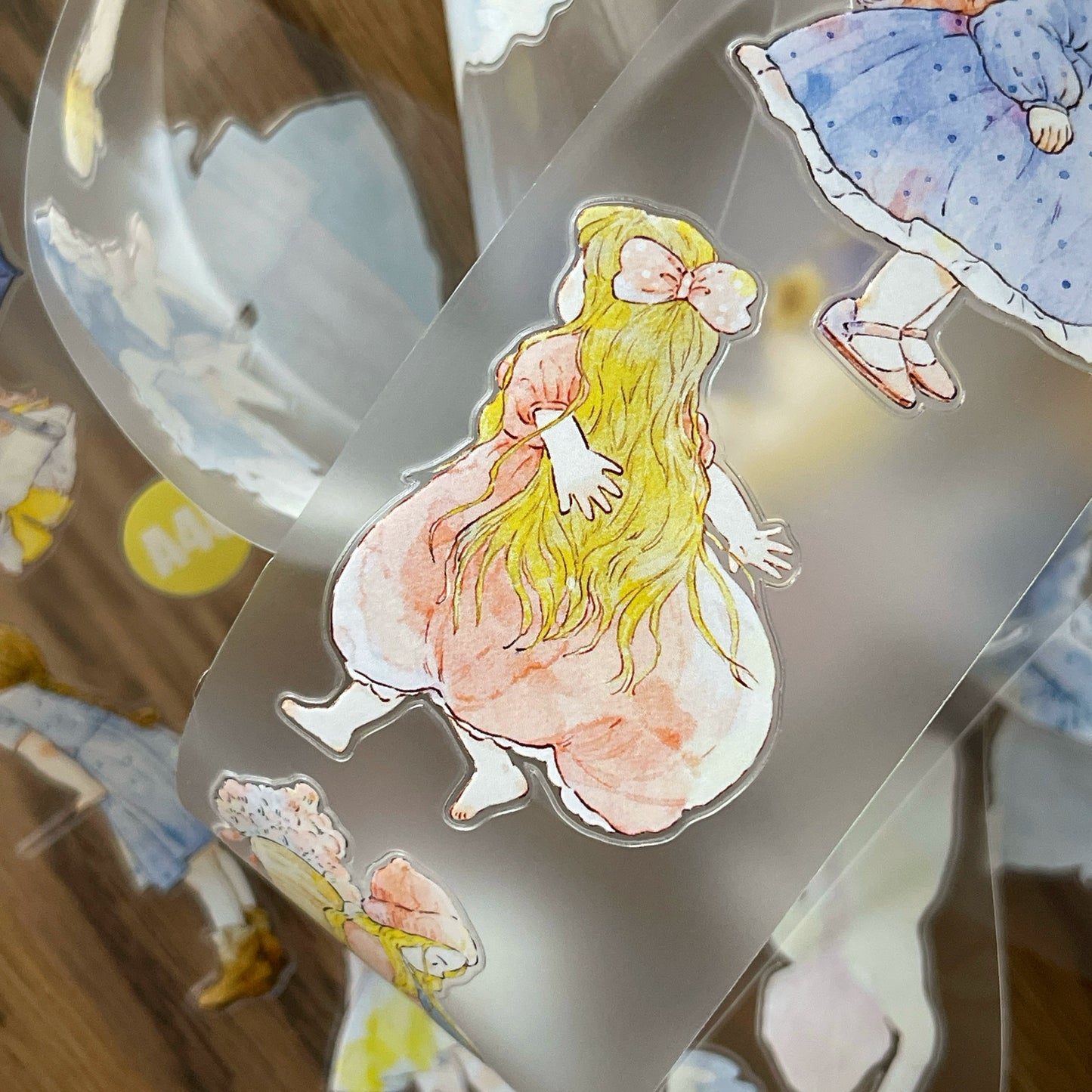 Seahorse Forest Vol7【A40#Child's Wonder】Original Design Pre-Cut Cute Washi/PET Tape Stickers,for Scrapbook Supplies,Journaling,Junk Journal,Bullet Journal,Planner Stickers