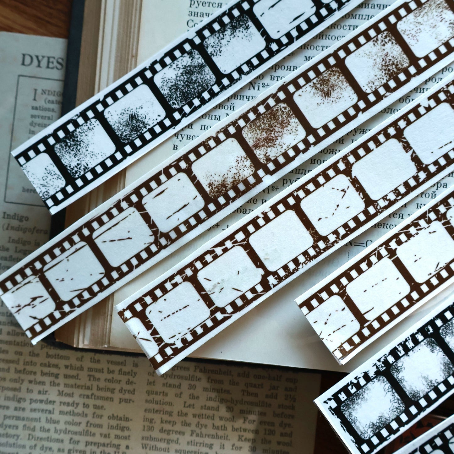 YiEr Vol13【Old Memories】Orginal Design Retro Film Washi/Pet Tape Backgroud Stickers