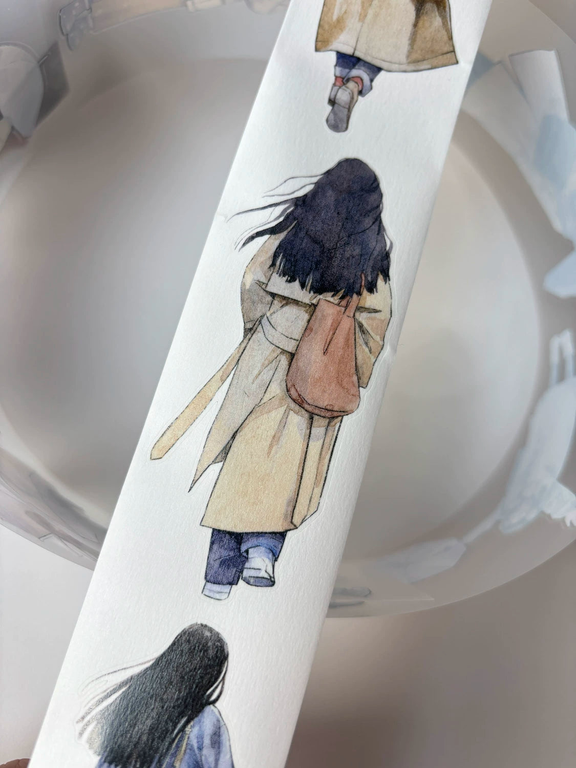 Kaixiaoxun Vol8 【Your Silhouette】 Pre-Cut Washi/Matte PET Tape for Scrapbook Supplies,Junk Journal Supplies