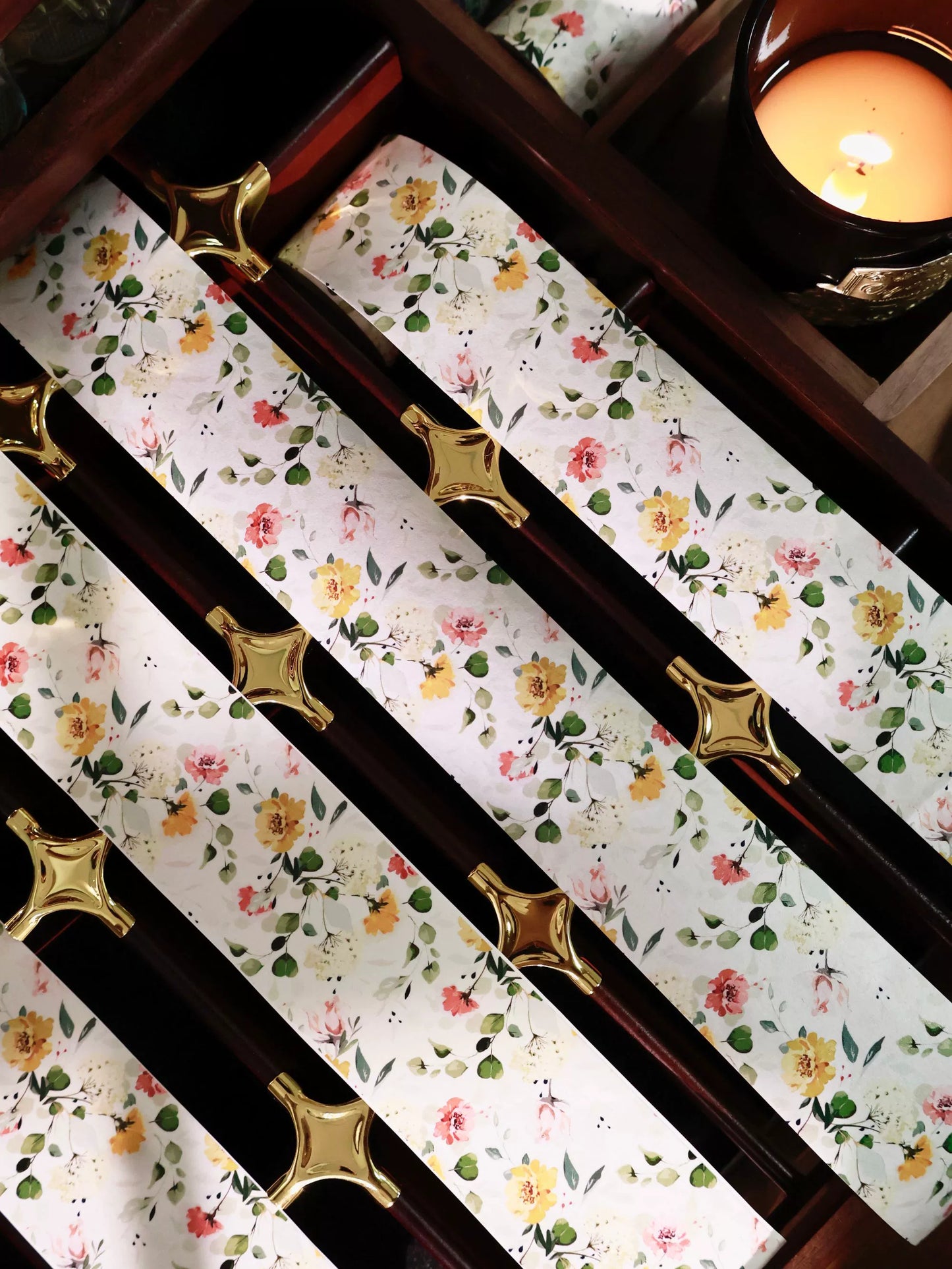 YiEr Vol14【Basic Floral Patterns】Floral Backgroud Washi Tape PET Stickers