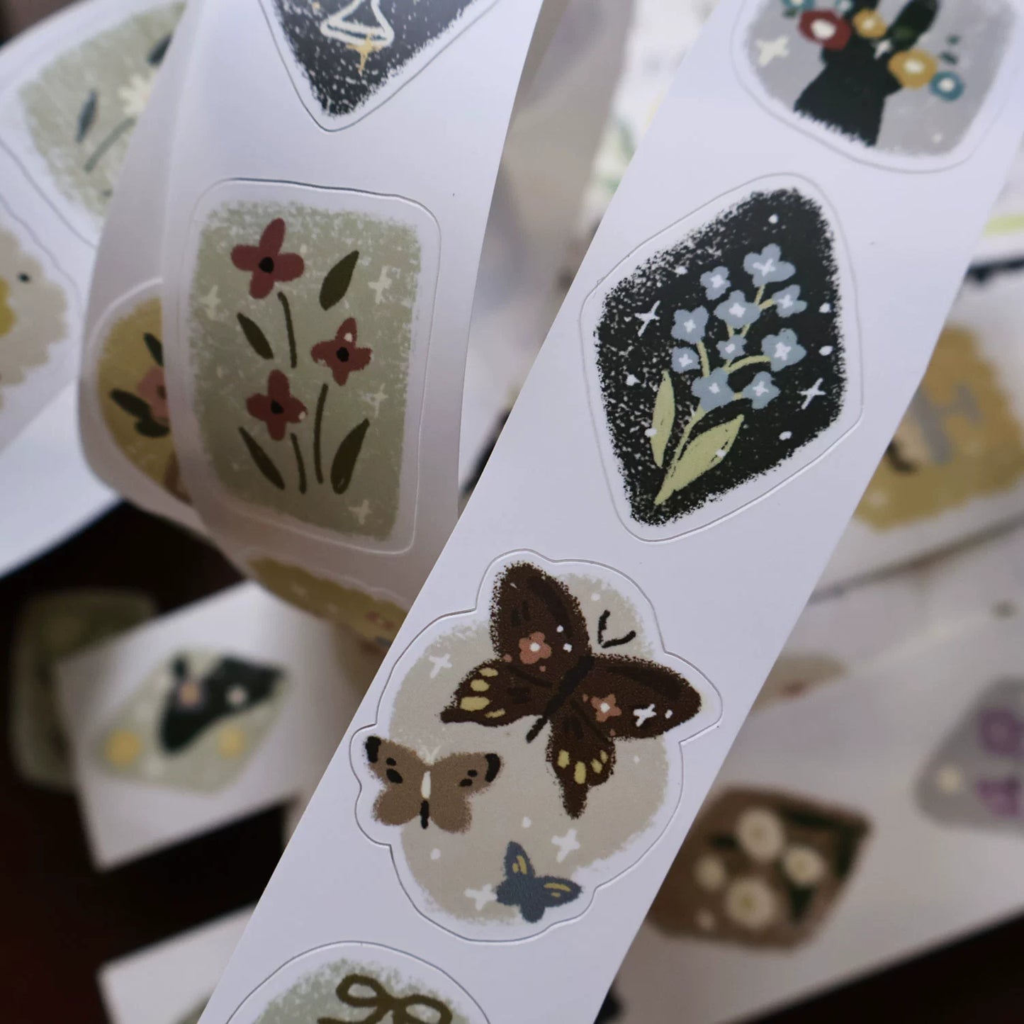 YiEr Minimalist Style Vol4【Spring Exhibition】Light Retro Orginal Design Washi Pet Tape Landscape Stickers
