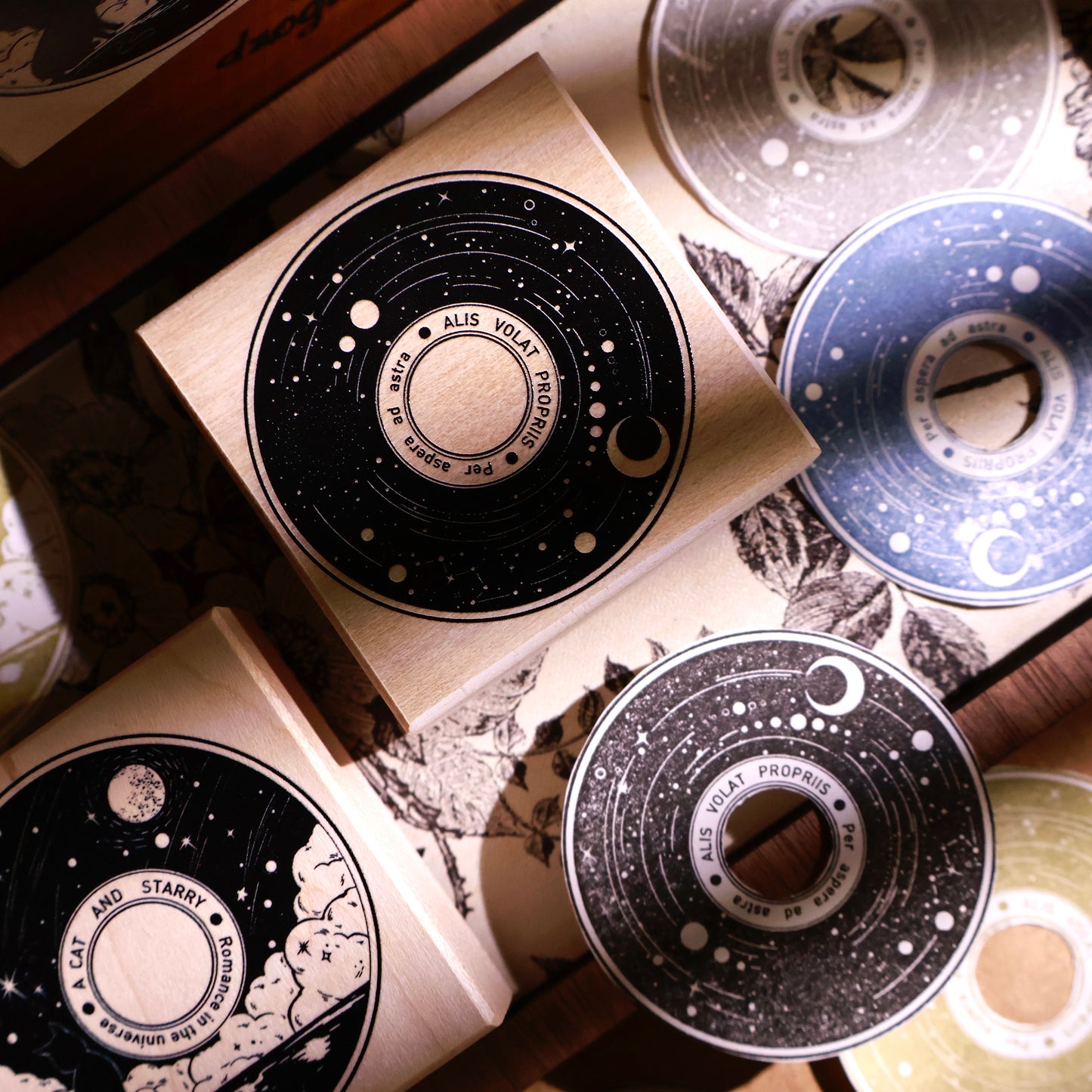 YiEr Stamp【Record】Upgraded Red Rubber Retro Stamp