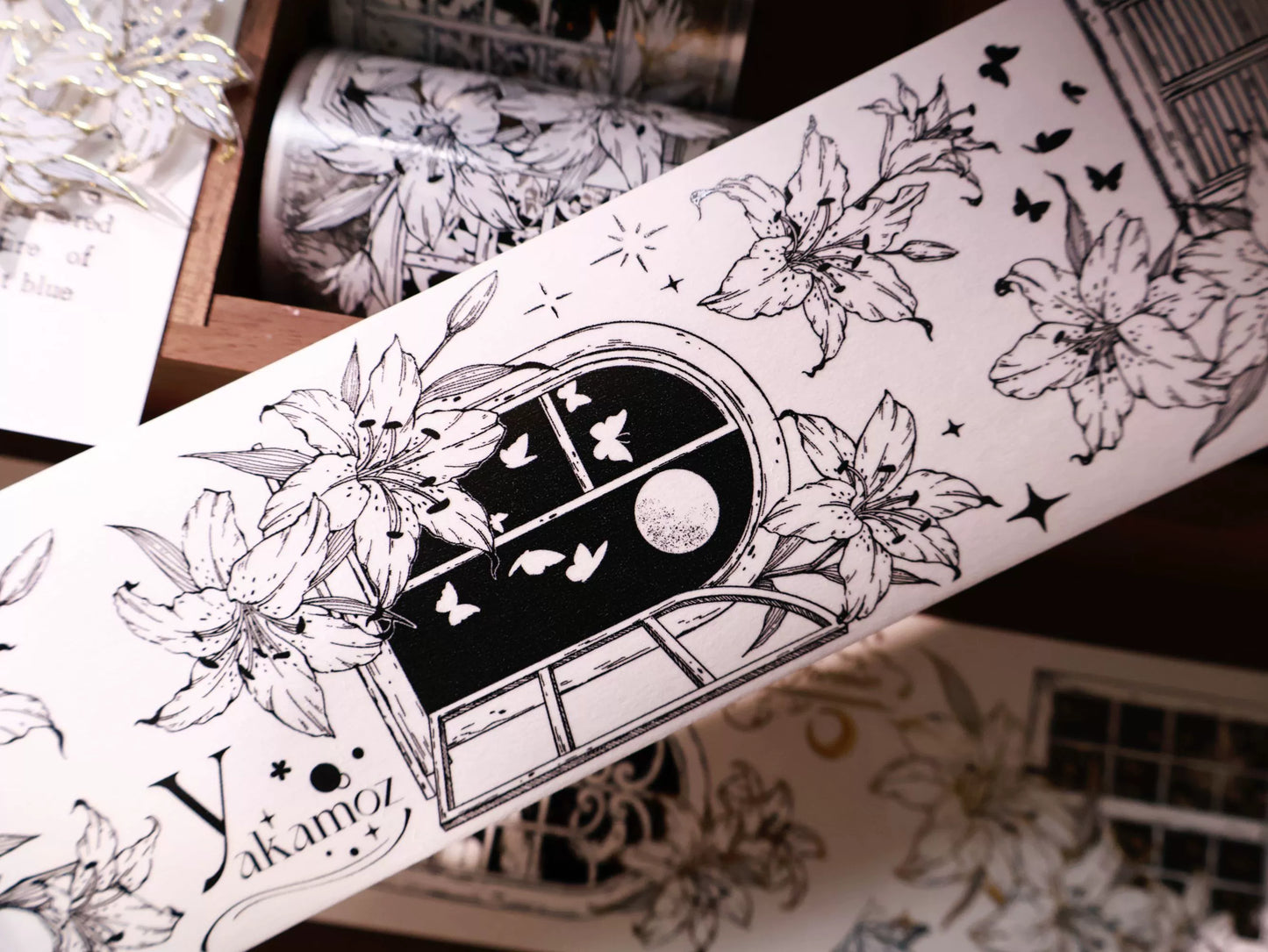 YiEr Vol14【Lily Window】Lily Washi Tape and PET Stickers