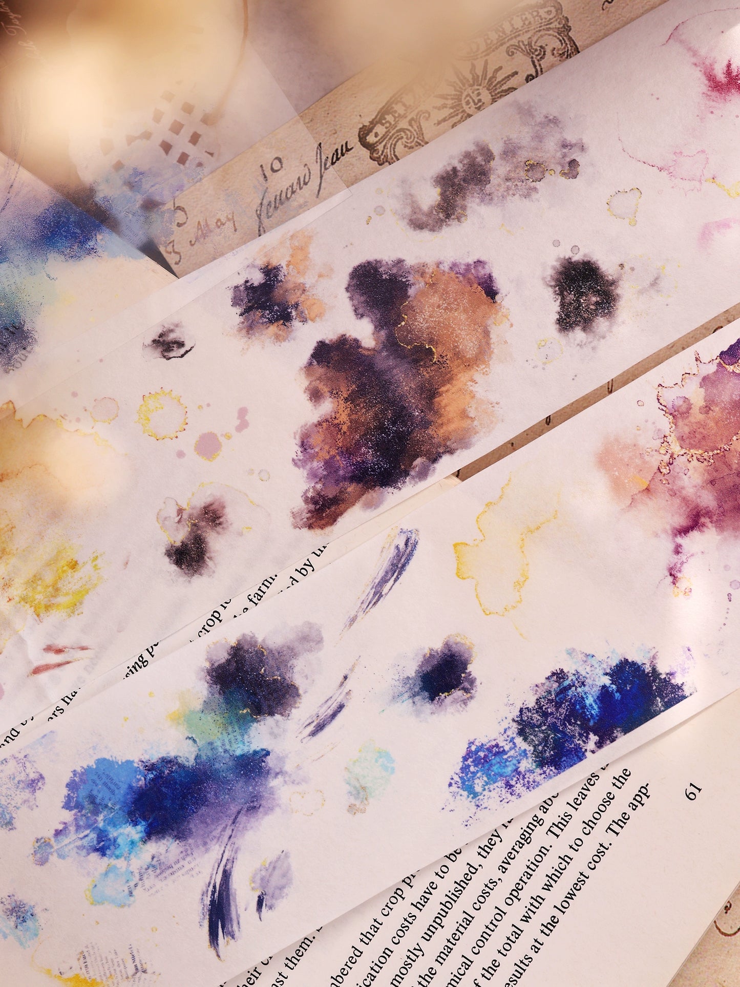 XiaoBaiJia【Galaxy】Retro Blend Background Washi PET Tape
