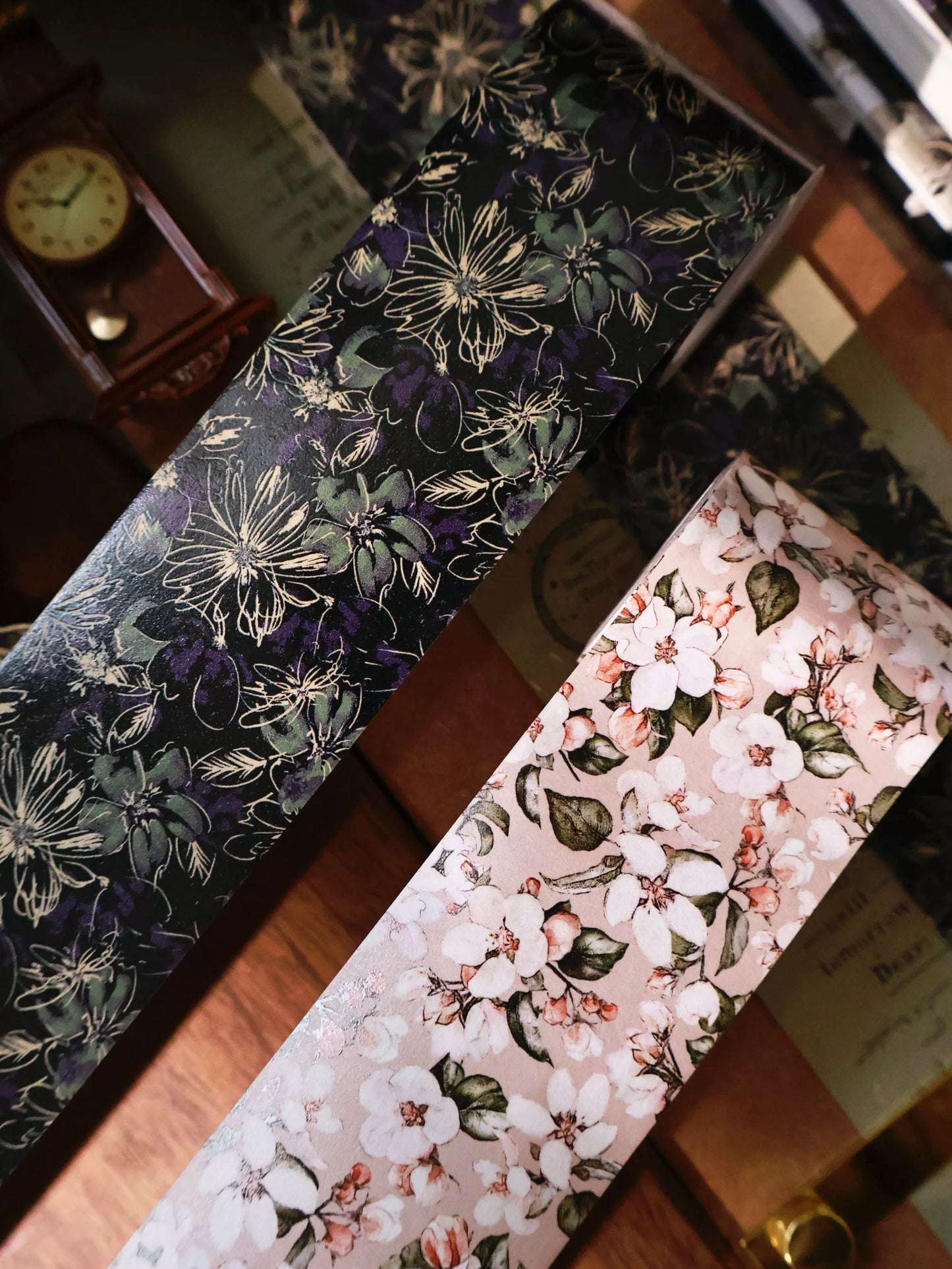 YiEr Vol14【Basic Floral Patterns】Floral Backgroud Washi Tape PET Stickers