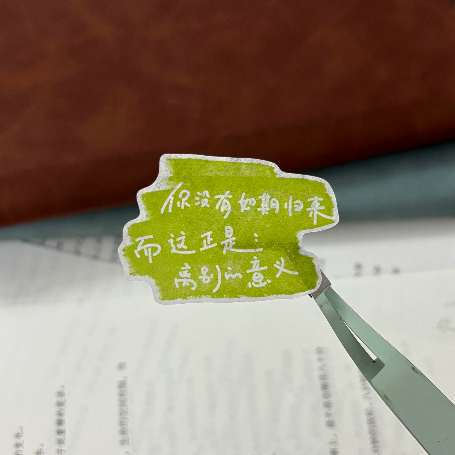 ZiYuanSu Vol12【Poetic Rhyme】Chinese Text Pre-cut Washi/PET Tape,for Scrapbook Supplies,Scrapbook Tape Stickers,Junk Journal Supplies