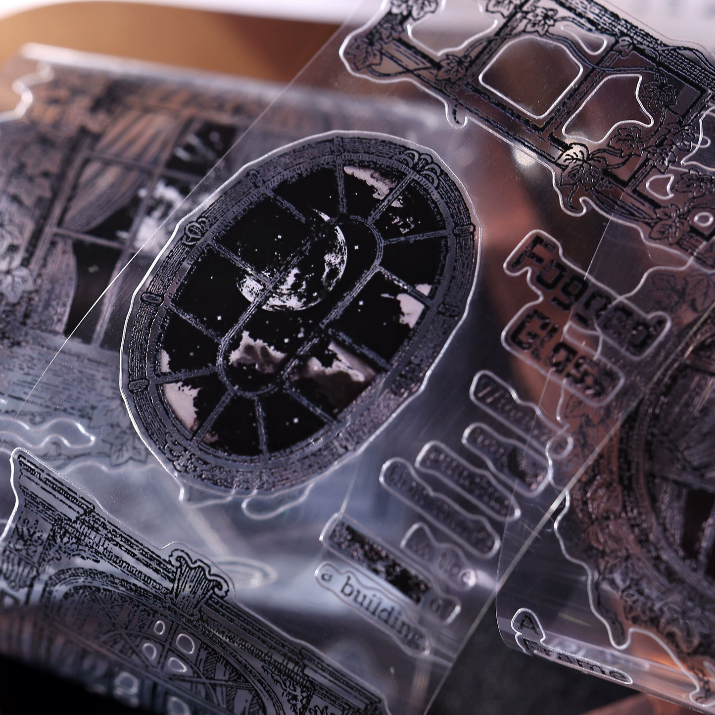 XiaoBaiJia【Window】Light Retro Orginal Design Washi Pet Tape Landscape Stickers