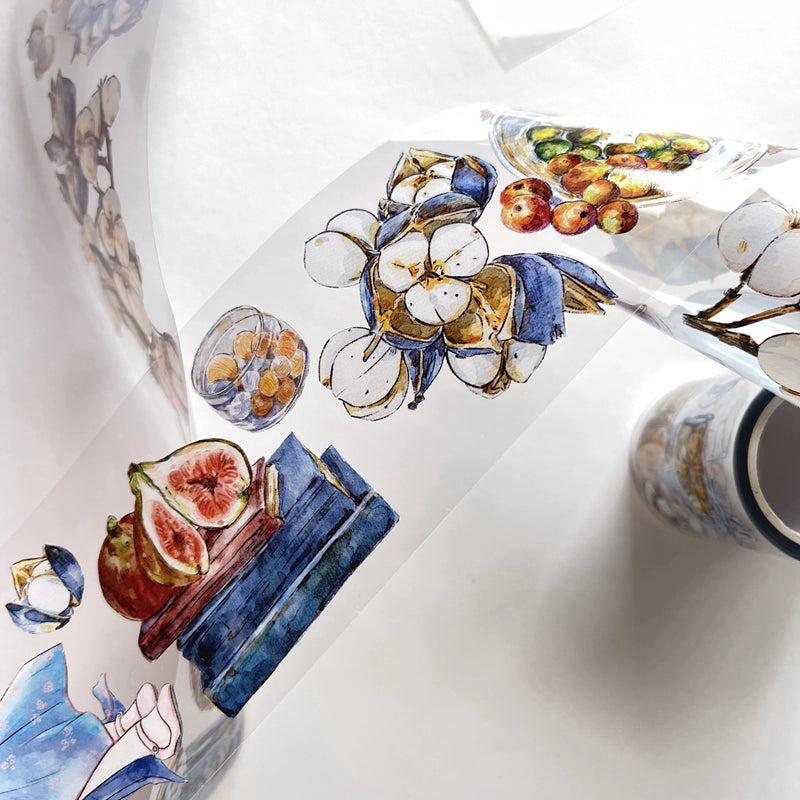 Seahorse Forest Vol3【A16#Past】Original Character Design Journal Washi/Matte PET Tape