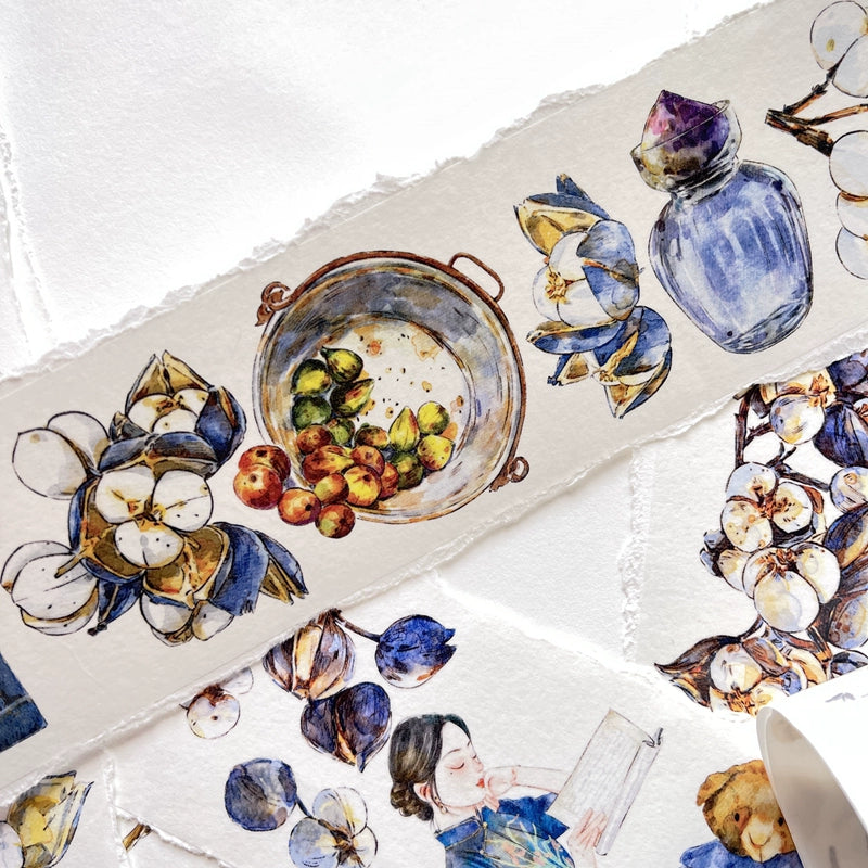 Seahorse Forest Vol3【A16#Past】Original Character Design Journal Washi/Matte PET Tape